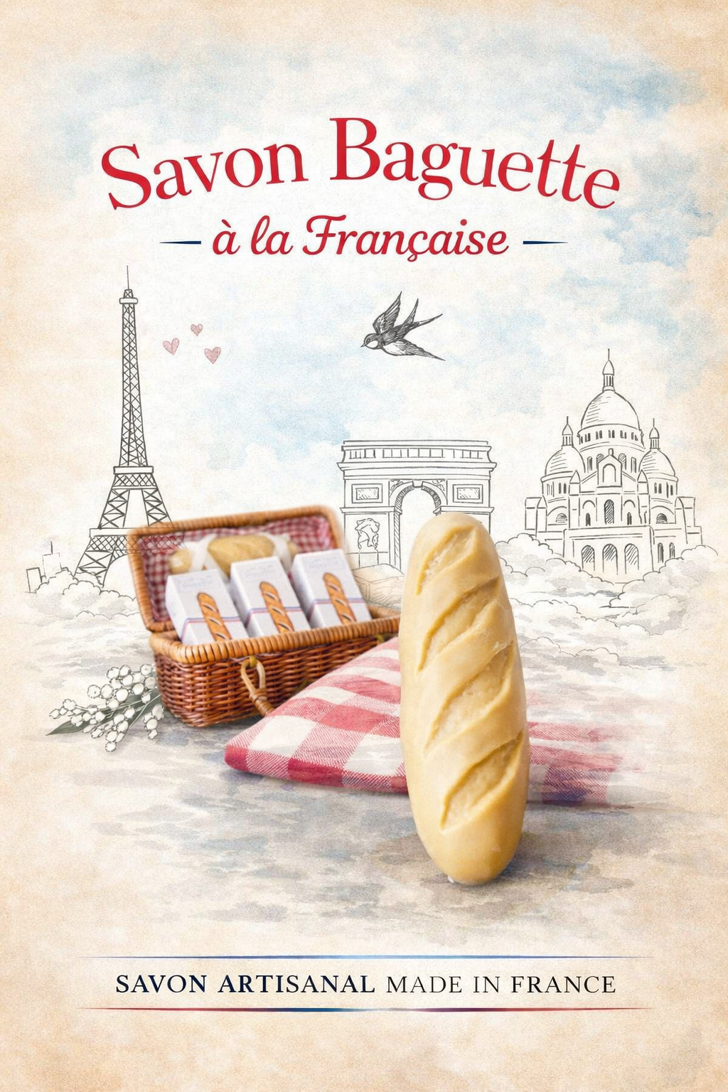 Savonnette "baguette"
