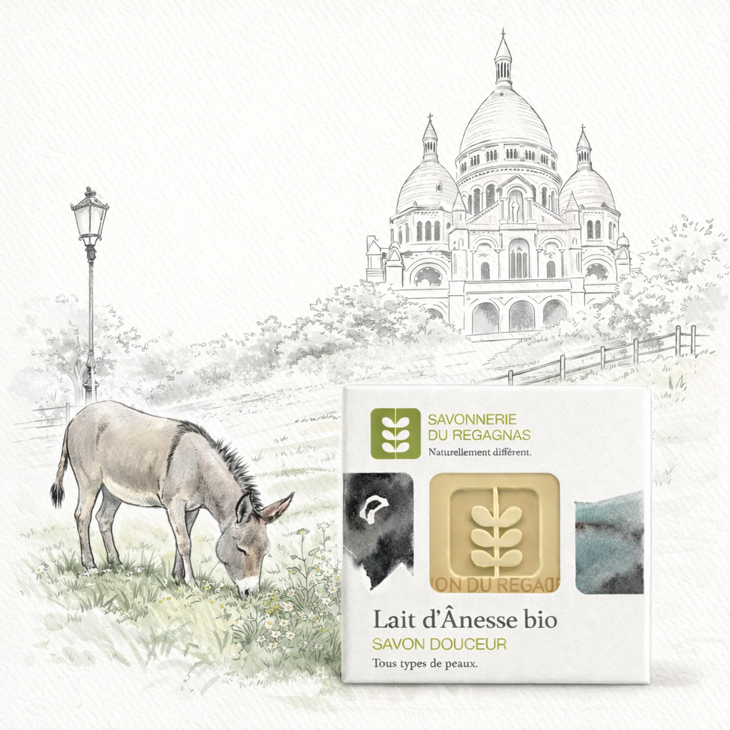 Savon au lait d'Anesse - Apaise la peau des irritations