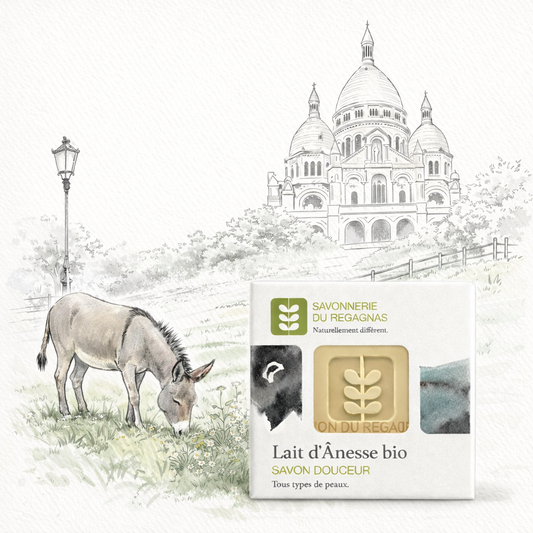 Savon au lait d'Anesse - Apaise la peau des irritations