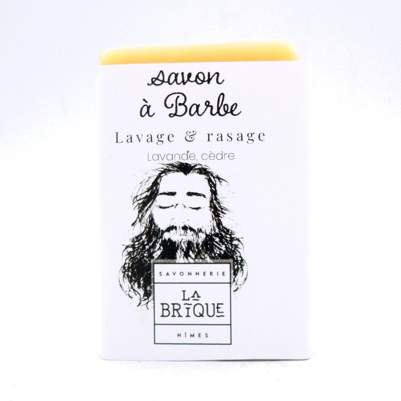 Le savon à barbe biologique - huile de ricin, beurre de karité et de coco
